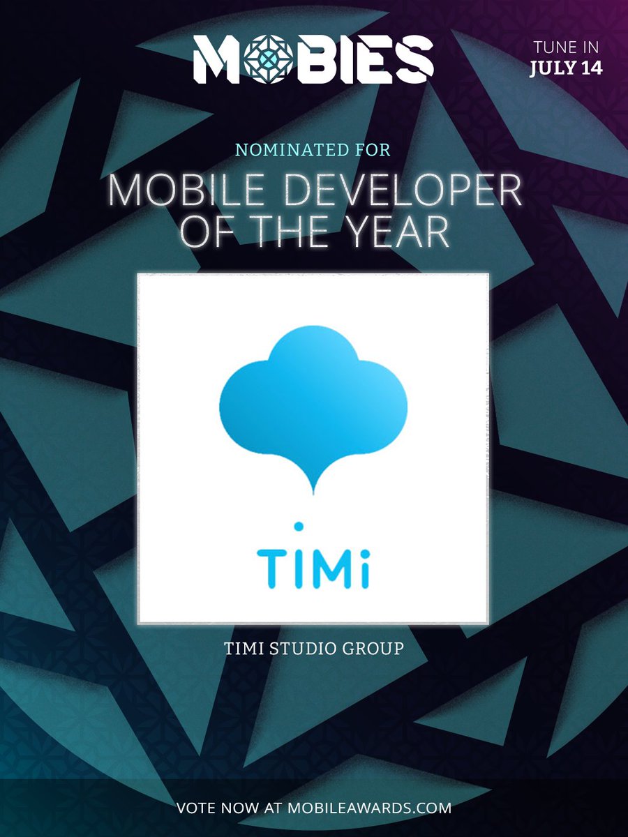 Your finalist, @timistudios, is up for the Mobile Developer of the Year award. But are they going to have your vote? ✅ Vote now! LINK IN BIO MOBIES 2023 - July 14th | Los Angeles
