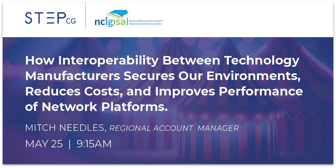 STEPcg's tweet photo. Join STEP CG, Cradlepoint, and Extreme Networks for our session at NCLGISA!

Learn how to maximize your existing infrastructure and future technology integrations. 

#stepcg #extremenetworks #cradlepoint #NCLGISA https://t.co/TJpLawYd0D