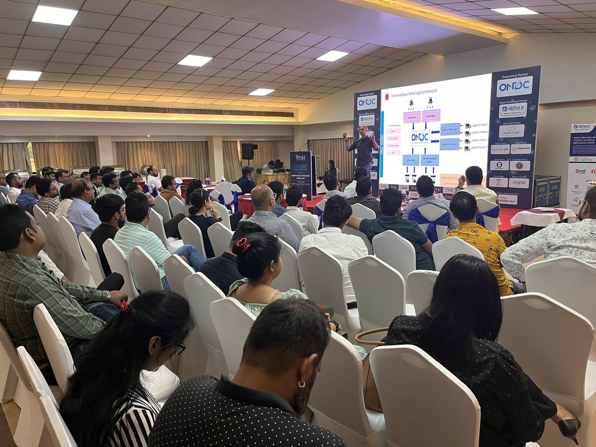 Gautam Jain (@gautamjain80) on Twitter photo Marichi Mathur from <a href="/ONDC_Official/">ONDC India</a> had a great presentation to 100 plus retailers at Guwahati retailers meet organised by <a href="/rai_india/">Retailers Association of India (RAI)</a> and presented how ONDC can democratise the existing ecommerce ecosystem of India and retailers can reach to millions of people through ONDC Marichi Mathur from <a href="/ONDC_Official/">ONDC India</a> had a great presentation to 100 plus retailers at Guwahati retailers meet organised by <a href="/rai_india/">Retailers Association of India (RAI)</a> and presented how ONDC can democratise the existing ecommerce ecosystem of India and retailers can reach to millions of people through ONDC