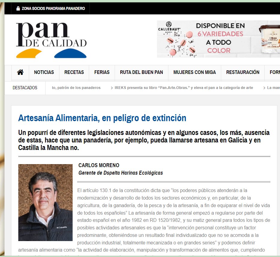 📷"Si creemos que es necesario que los pequeños productores artesanos de alimentos existan y que puedan competir en el mercado, debemos de poder diferenciarnos de una manera clara frente a lo industrial y que el consumidor pueda reconocernos con facilidad".