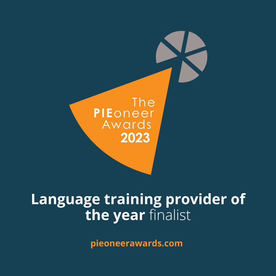 We are thrilled to have been shortlisted as a finalist for the Language Training Provider of The Year in this year’s Pioneer Awards 2023! 🤩

It is a privilege to be recognised amongst other incredible language training providers. 

#PIEoneers23