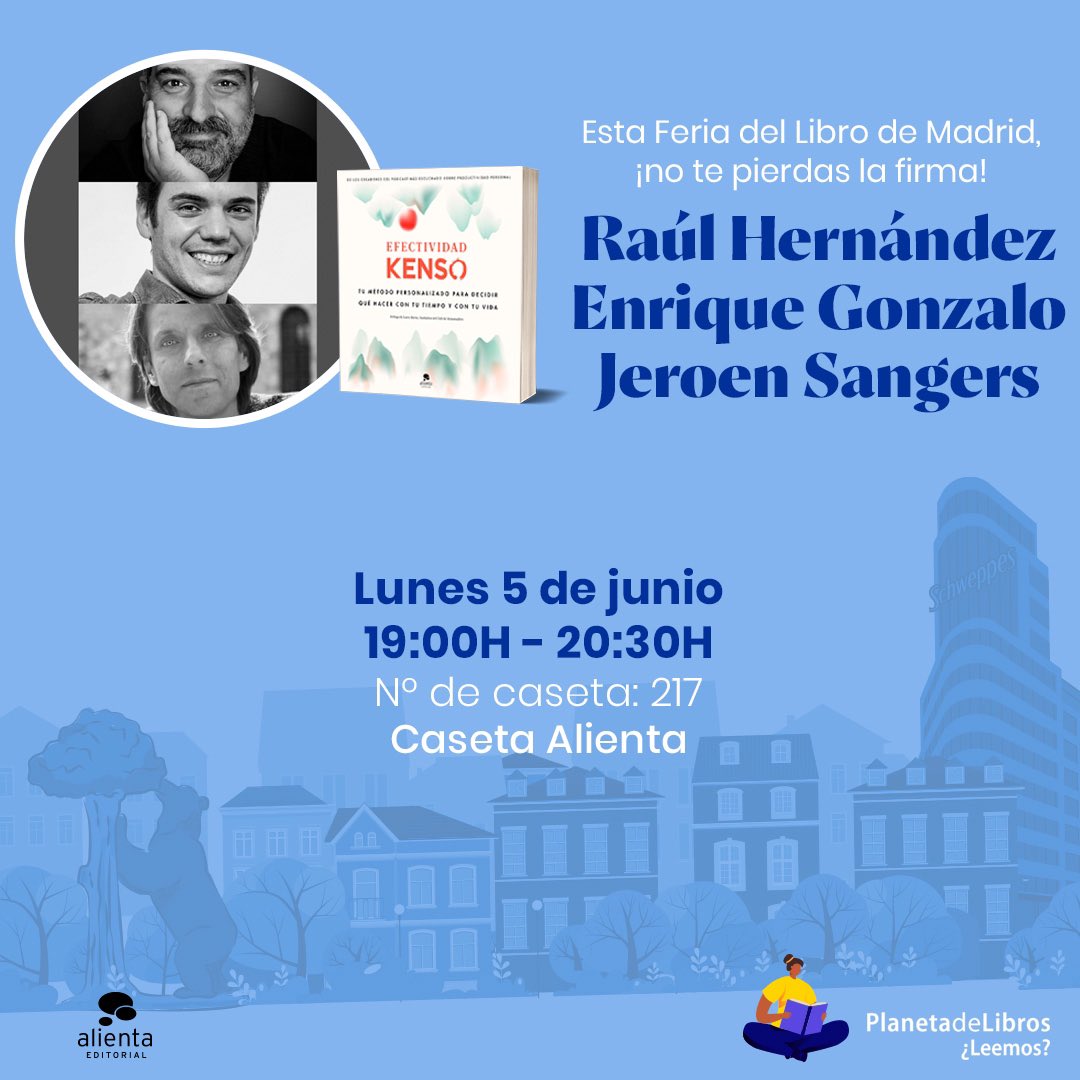 El maravilloso equipo de <a href="/beKENSO/">KENSO</a> estará firmando el lunes 5 de junio.