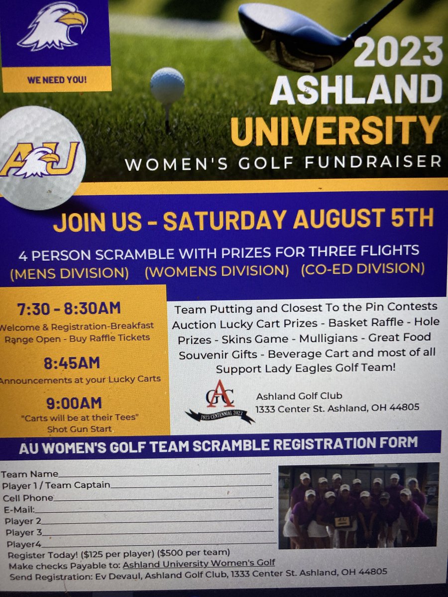 Ashland University Women's Golf 🦅 (@au_womensgolf) on Twitter photo 