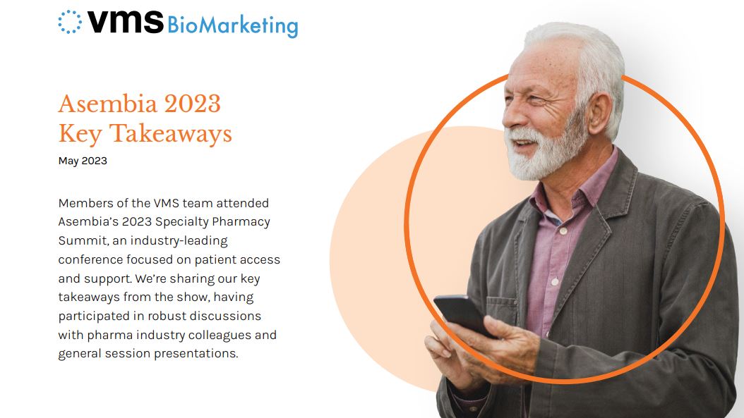 Members of the VMS team attended Asembia’s 2023 Specialty Pharmacy Summit, and these are our key takeaways from the show.  #AXS2023 #Asembia ow.ly/Amwy50OtUlU