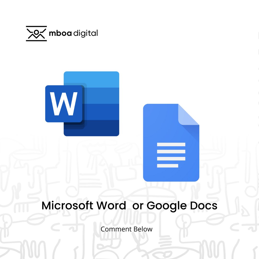 Microsoft Word or Google Docs? Which do you prefer and why? Share your thoughts in the comments! #MicrosoftWordOrGoogleDocs #ProductivityDebate