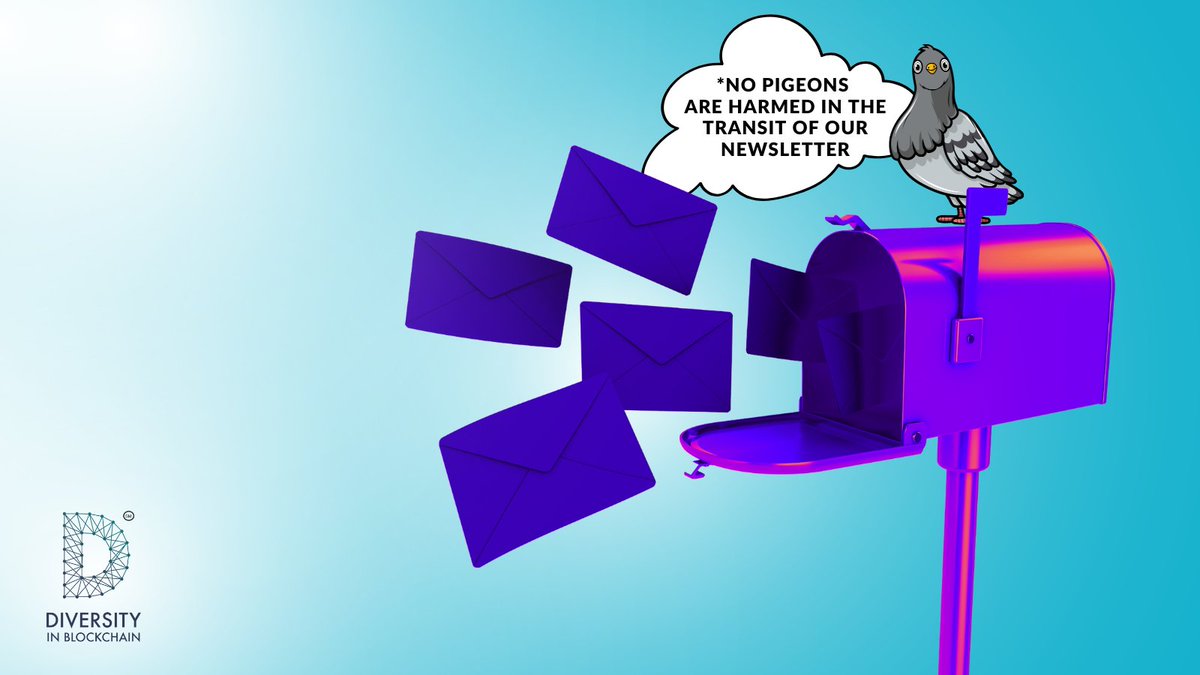 Remember to sign up to our email newsletter to receive EXCLUSIVE content diversityinblockchain.com/contact