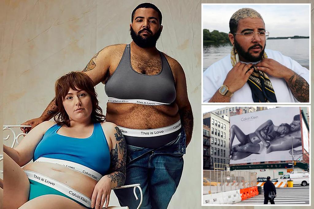 New York Post on X: Calvin Klein ad with trans man wearing bra sparks  comparisons to Bud Light   /  X