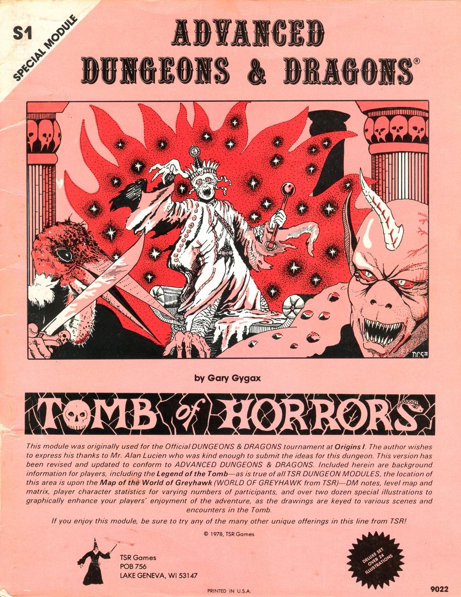 Four adventure modules that were formative to my D&D experience.

#DnD #ADnD