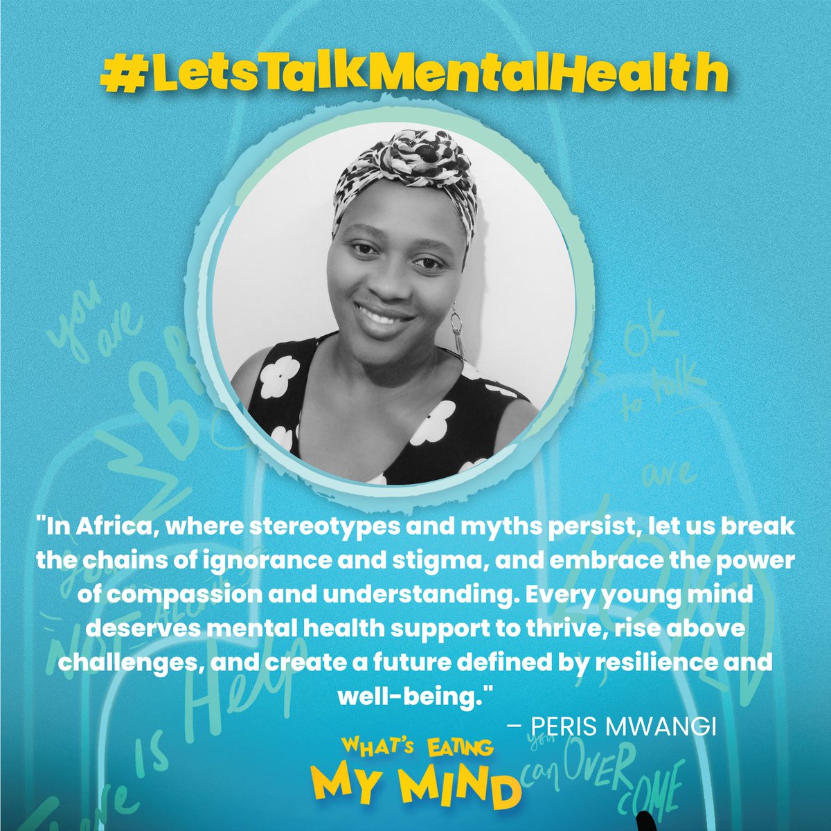 #LetsTalkMentalHealth    

Thank you Peris Mwangi for adding your voice to the conversation on #mentalhealth.💚 

#MentalHealthAwarenessMonth #MentalHealth #MentalHealthFilm