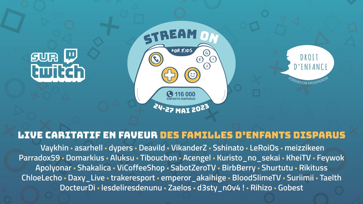 Rihizox's tweet photo. On est a chaud pour le #Streamforkids !
Bourrez les !dons pour la bonne cause !
C'est par ici ! π
https://t.co/uXPumCtL23
https://t.co/uXPumCtL23 https://t.co/IamM9Zaxod