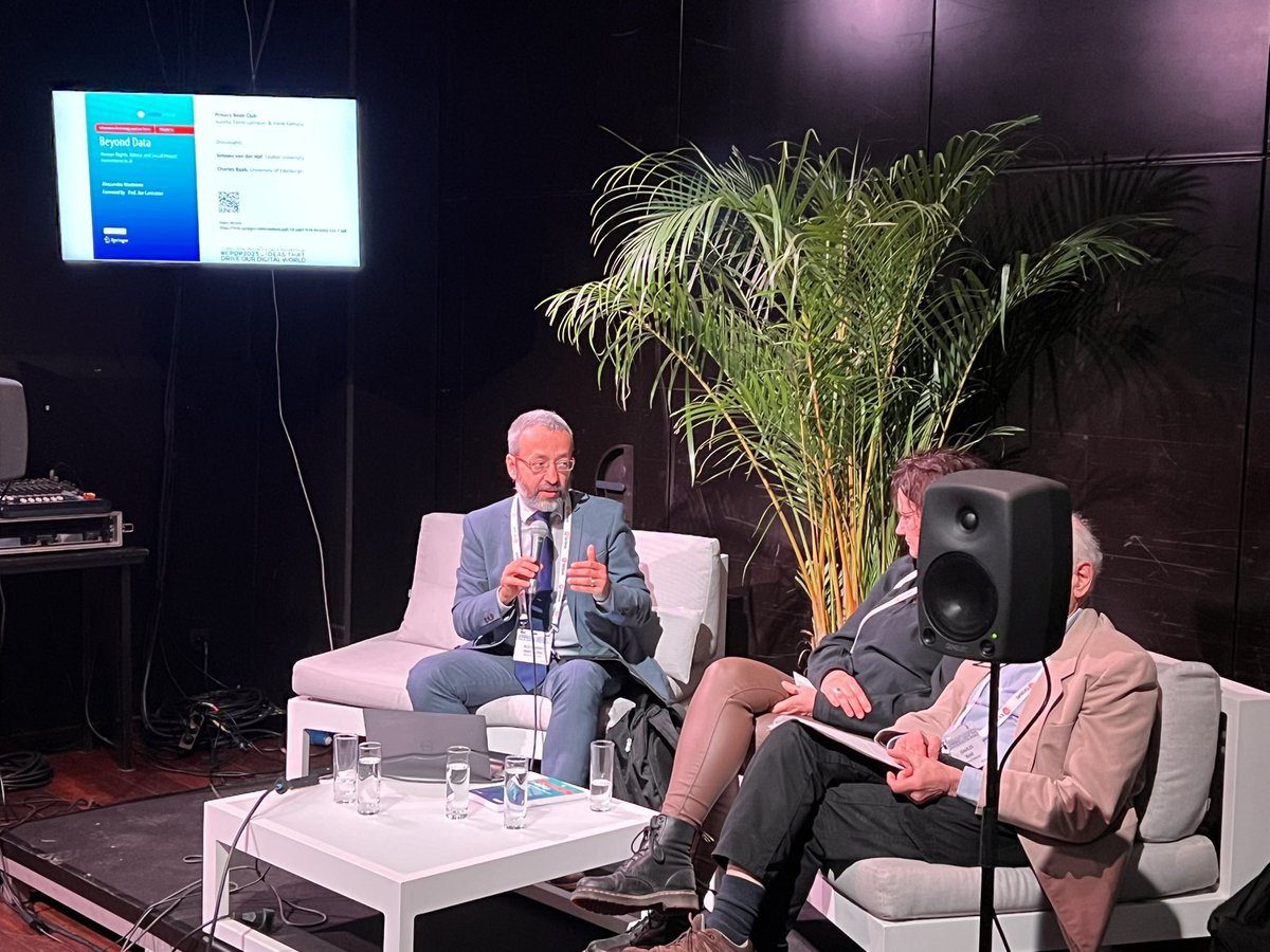 VincenzoTiani's tweet image. Prof. @mantelero presenting his book #BeyondData at #CPDP2023 @CPDPconferences