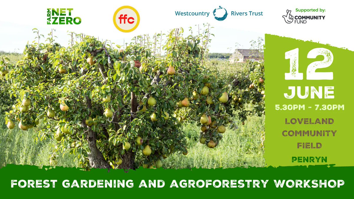 Come along to our next climate-friendly gardening workshop, hosted by the thriving Loveland Community Field <a href="/CoopFalmouth/">Falmouth Food Coop</a> 

Gain tips on how to start your own forest garden and take a look at the agroforestry planting at Loveland.

Reserve your spot here buff.ly/3BZFJ5W