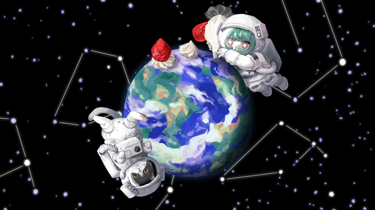 hakogami_ranju's tweet photo. 5/26（金）21:00～
2ndEP「宇宙ねこの悲劇」制作お疲れ会をします🥂

ゲストにポテ食い先生（#cutehakoeno）を交えて収録曲の解説や好きポイント紹介などをするので みなさん是非来てください🧑‍🚀

配信場所（はこえのがそこまできてる）
https://t.co/ujxFXPtdWv https://t.co/dcShrAcIgM