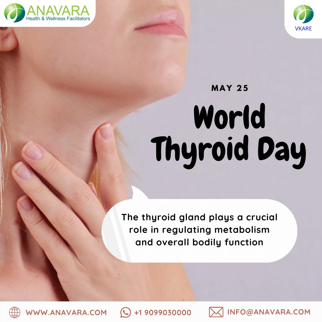 Anavara takes this initiative to make people aware of World Thyroid Day.
.
.
#WorldThyroidDay #ThyroidAwareness #ThyroidHealth #ThyroidDisorders #ThyroidSupport #ThyroidEducation #ThyroidResearch #ThyroidPatients #ThyroidCommunity #ThyroidStrong #nigeria #anavara #vkare