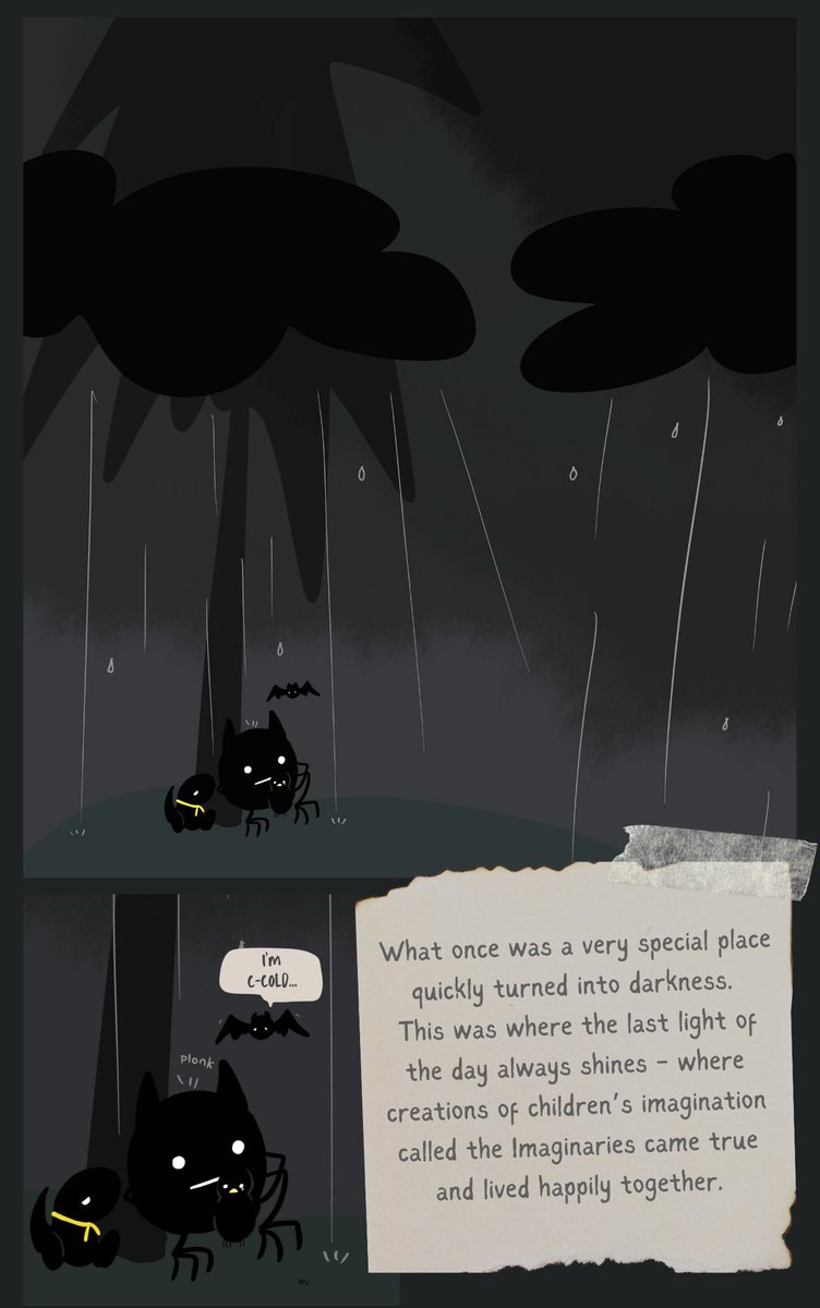 SithSaraVader's tweet photo. 🌑 Shadowlings ⚓ Shipwrecked 🏞️ Journey across an imagination-starved world. Their mission? Restore creativity, explore dark emotions, and find home. A darkly whimsical adventure about friendship, mental health, and the power of imagination. 📚 #PitDark #MG #GN #FA #graphicnovel https://t.co/VFhIbvH4m4