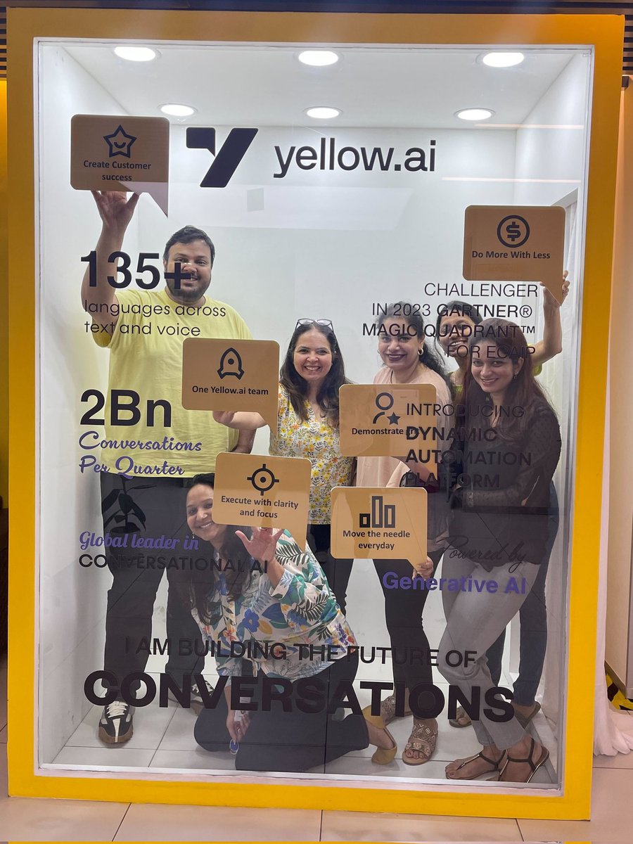 xhckr's tweet photo. Last year we took an exercise to define our values at https://t.co/ho8DLdDVvb and after multiple introspection and discussions with employees across 8 countries, 5+ nationalities coming from very different cultures. The idea was to create a set of values which bind here us at Yellow:

1. Create customer success
2. Execute with focus and clarity
3. Move the needle everyday
4. Demonstrate Grit
5. Do more with less
6. One https://t.co/ho8DLdDVvb team

For me, the value which resonates most with me is creating customer success and making each and every of our customers successful. We have stellar team members who demonstrate this value across our customers.