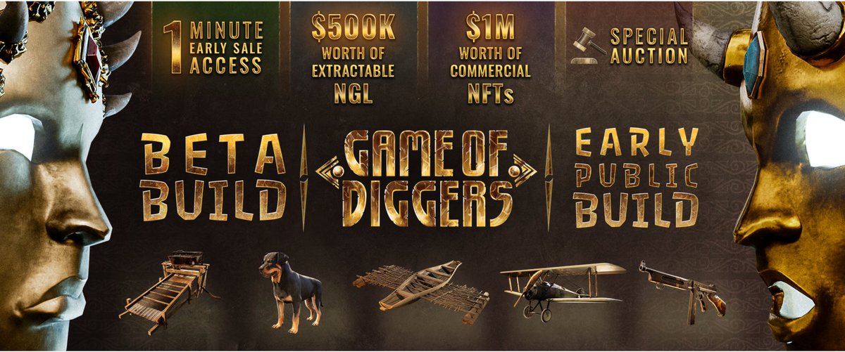 📍 𝐌𝐚𝐲 𝟑𝟏 |  𝐆𝐞𝐧𝐞𝐬𝐲𝐬 🎭 𝐌𝐢𝐧𝐭

⛏ Complete guide to Game of Diggers 👉 shorturl.at/fhjBY

🛩 How to participate in the 𝟏𝐌 𝐔𝐒𝐃 𝐜𝐨𝐦𝐦𝐞𝐫𝐜𝐢𝐚𝐥 𝐍𝐅𝐓 𝐦𝐢𝐧𝐭. 🌕 𝐌𝐢𝐧𝐢𝐧𝐠 𝐜𝐥𝐚𝐢𝐦𝐬 𝐬𝐜𝐡𝐞𝐝𝐮𝐥𝐞 𝐟𝐨𝐫 𝐭𝐡𝐞 𝟓𝟎𝟎𝐊 𝐍𝐆𝐋