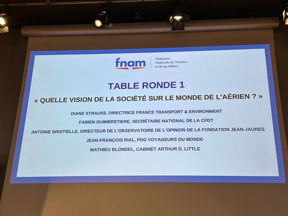 Comment décarboner l’aviation et l’adapter aux enjeux de la #neutralitecarbone ? 

Passionnants échanges au congrès de la @FNAMaviation, qui représente 85 000 emplois du secteur, conclu par le discours de @CBeaune.