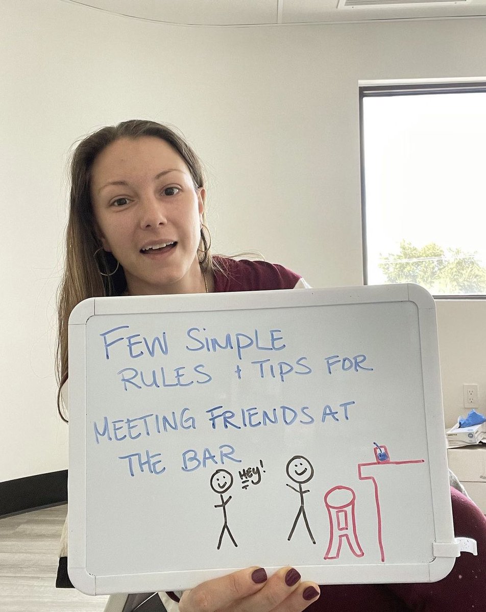 gadsoncarter's tweet photo. Simple tips for meeting friends at the bar https://t.co/vdNtEbiwsX