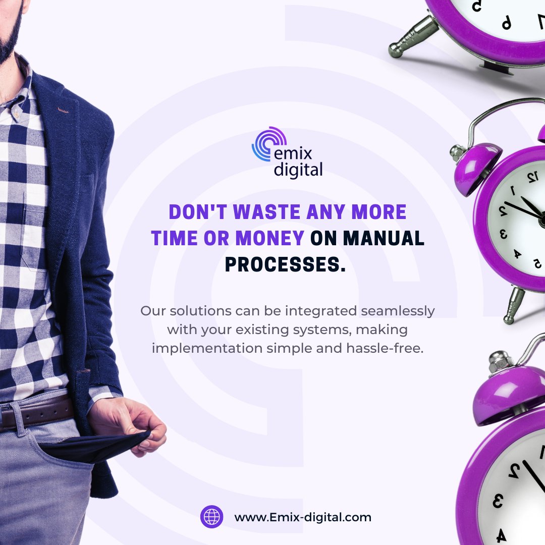 DigitalEmi69781's tweet image. Save time and money with our custom automation solutions!👌🏻

⭕Contact the company for more information.

#CustomAutomation #SoftwareSolutions #Efficiency #CostSavings #Productivity