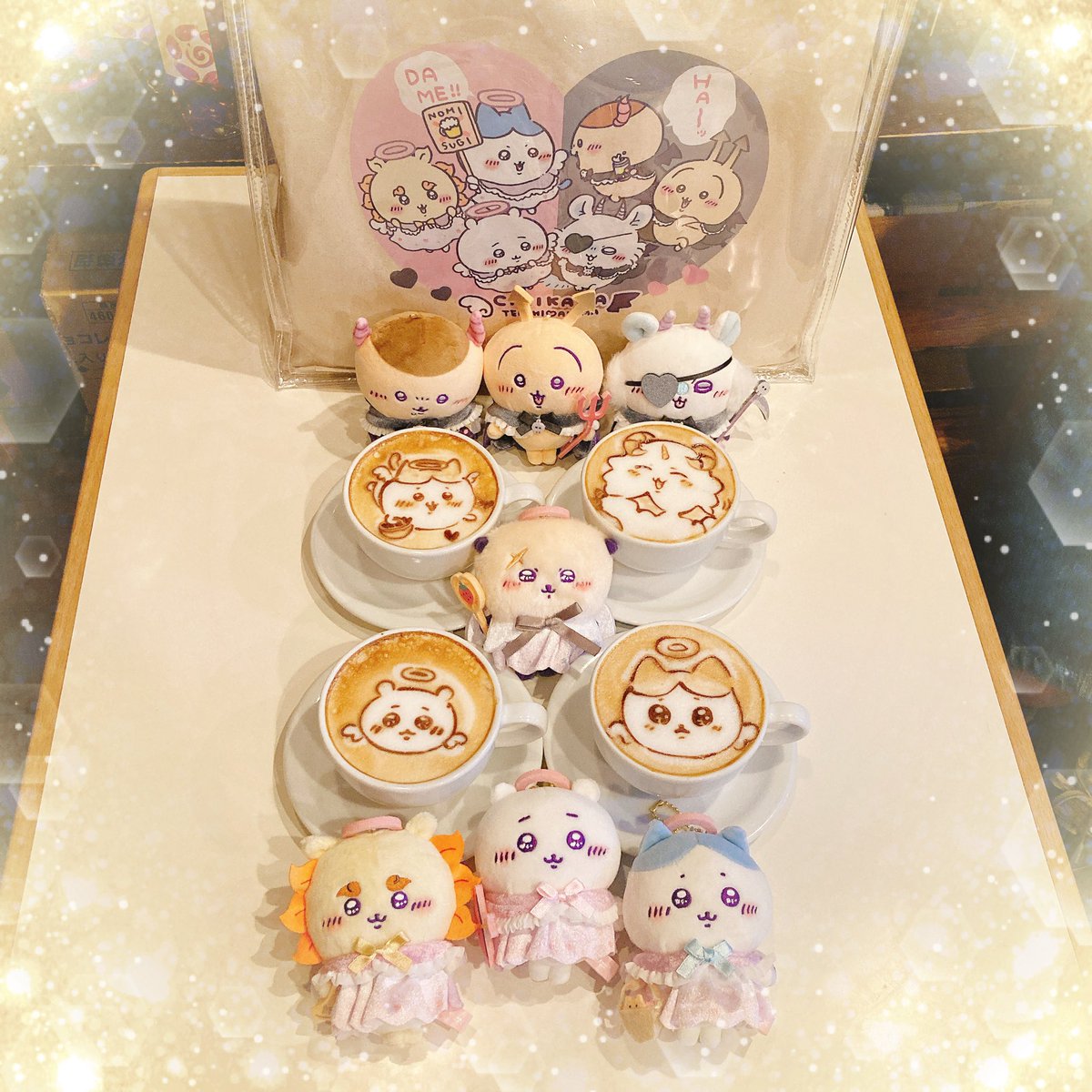 mfmf_shirokuma's tweet image. てんあく併せ☕️👼😈
いつも可愛いラテアート有難うございます💖久々に行けて嬉しかった😊

お隣のグループの方にも喜んで貰えました🤣デジャヴ…w

#リシュー #reissue