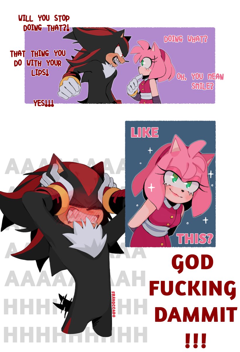 Tsundere Boom Shadow??? 👀
#shadamy #boomshadamy #ShadowTheHedgehog #amyrose #fanart