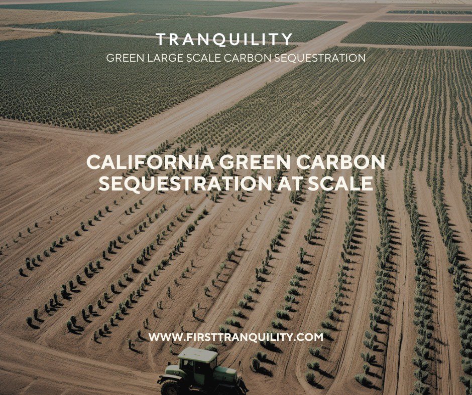 California Green Carbon Sequestration at Scale #CarbonCapture #weareleaders