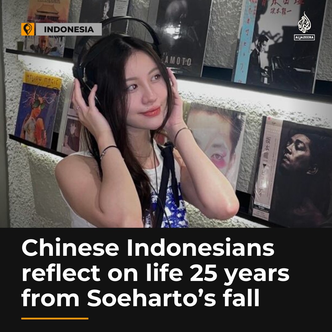 Indonesia's ethnic Chinese minority reflect on their life 25 years after Soeharto stepped down amid protests and unrest across the archipelago aje.io/ftfpuv