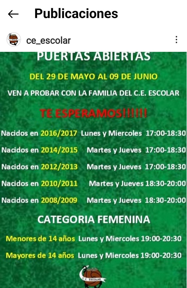 CE ESCOLAR tweet media
