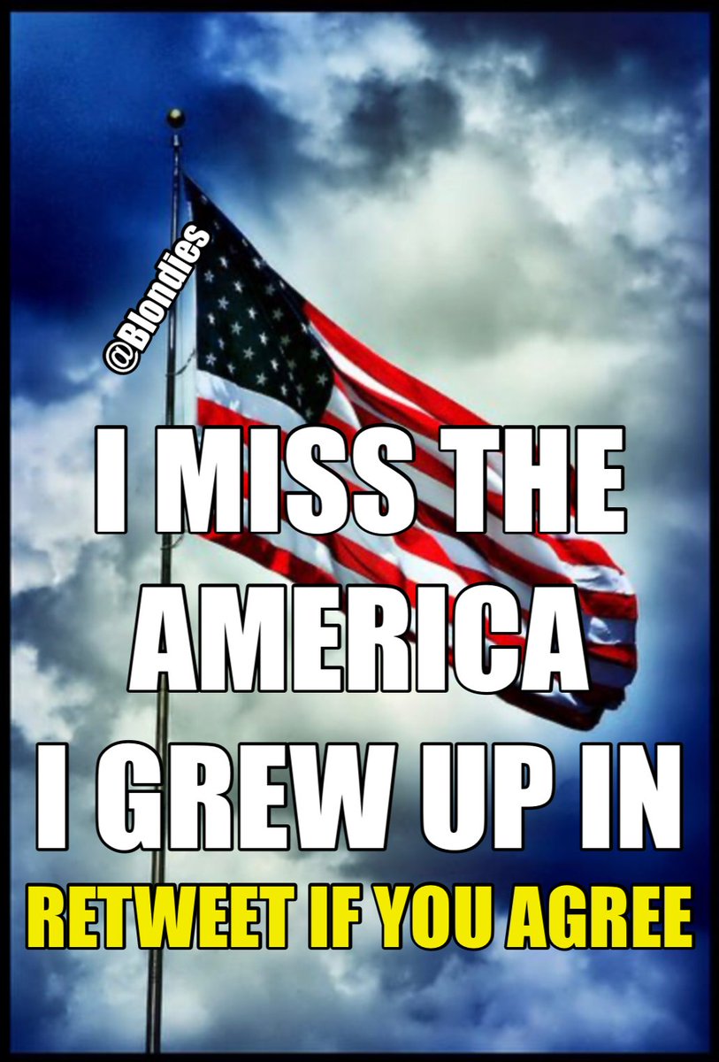 heyitsmeCarolyn's tweet image. RT if you
👉 miss the AMERICA you grew up in🇺🇸