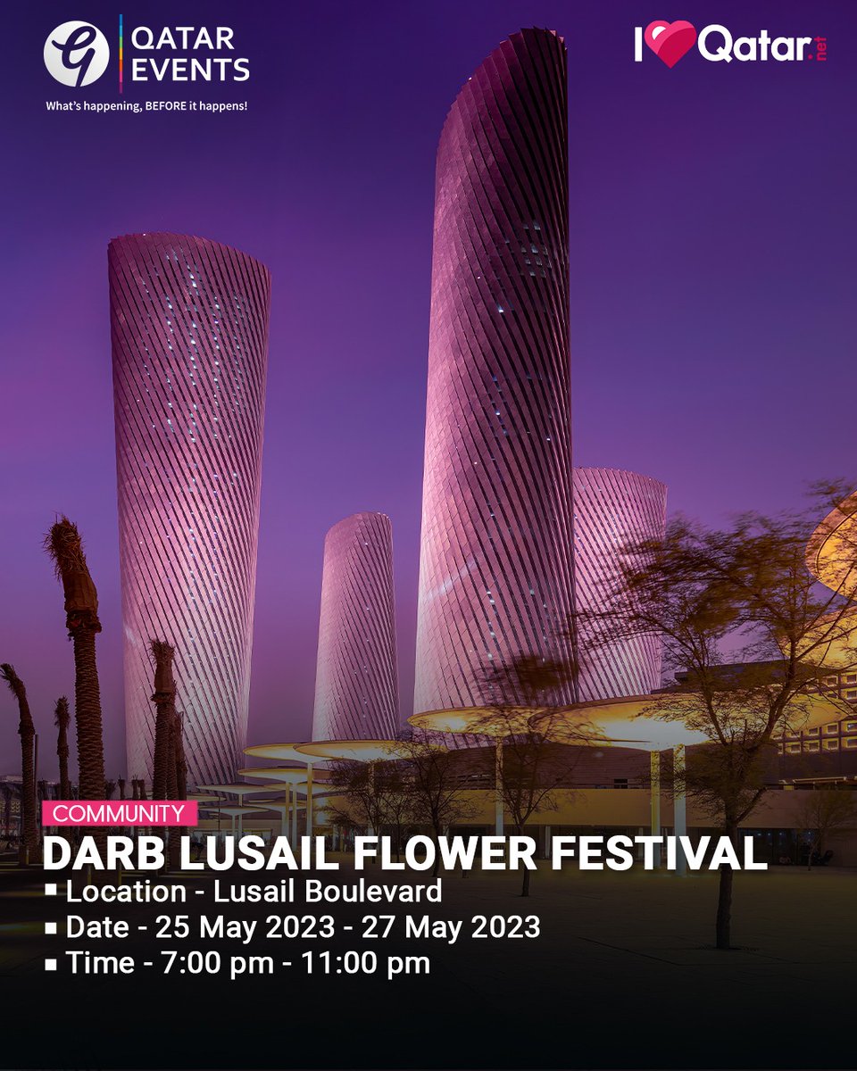 qatarevents's tweet photo. 🤩Here are some of the events you shouldn't miss this week! 👈🏻
For more details visit: https://t.co/nFoBZQTPmS
#Doha #Qatar #ILoveQatar #QatarEvents #QatarEventsApp #Qatar2023 #EventsinQatar #EventsinDoha #qatarliving #Qatarlife #DohaLife #Lusail #DohaEvents https://t.co/LYrfaPLvai