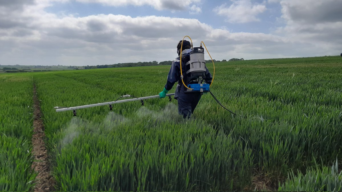ADASBoxworth's tweet photo. On with the next round of plot trial fungicide sprays for team Boxworth today! T2s ✅️ @ADASGroup https://t.co/TA20wJU5x4