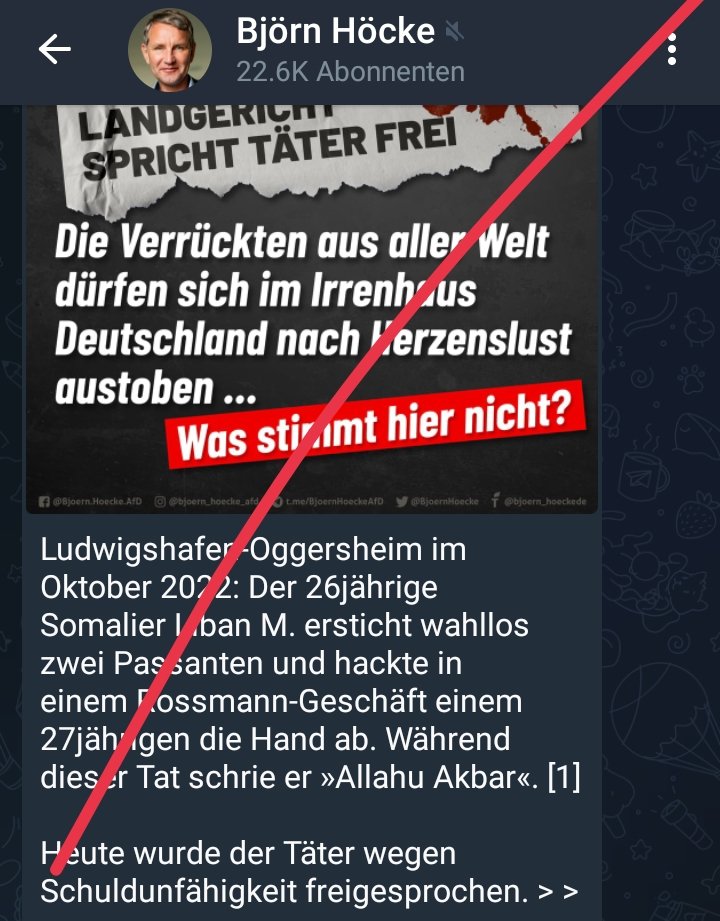 Anonymous00708's tweet image. Höcke beschäftigt sich gerne mit "Verrückten"
Das hat er mit seinem Post bewiesen,als er den  NS-Euthanasie-Begriff "lebensunwertes Leben" missbrauchte
Auch deswegen droht ihm eine Anklage 
Mittlerweile ist er vorsichtiger geworden..
#Radikalisierung #Psychiatrie #Hass_und_Hetze