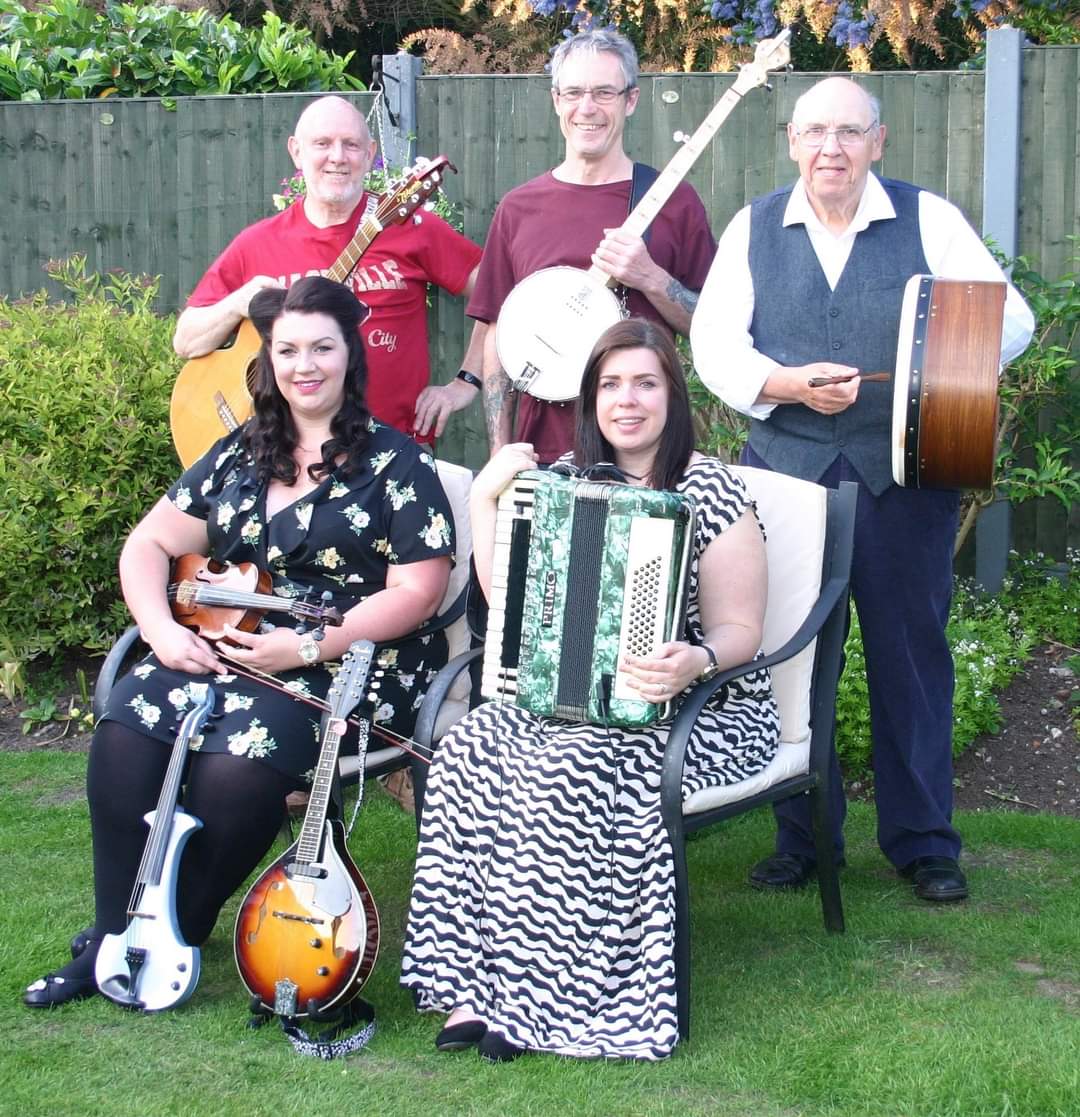 Enjoying the weather in the garden