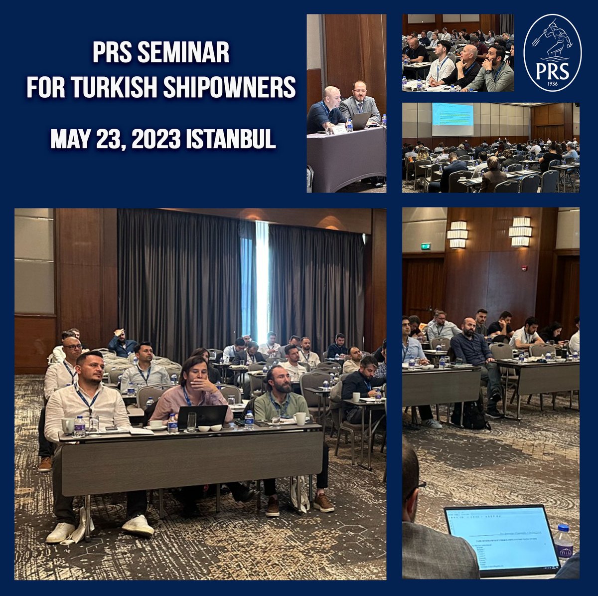 prsclass's tweet photo. PRS Istanbul Branch Office organized a seminar for Turkish shipowners this week. 🇹🇷⚓
The subject was PSC (Port State Control) inspections and reports. The interest in the seminar shows the topic is crucial, and shipowners look for guidance in this area.🎯🙌
#prsclass #safety https://t.co/pnbGpV1ywI