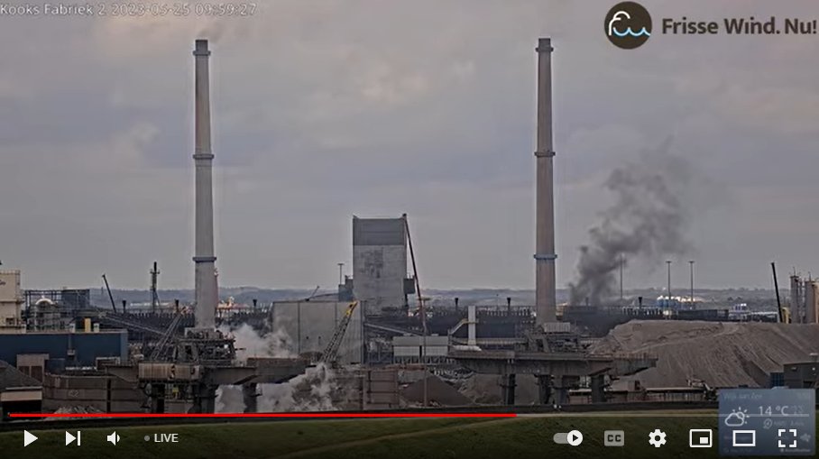 Ondertussen bij kooksfabriek 1 van #TataSteel.. 
Als hier geen dwangsom op zit weet ik het ook niet meer. Dit zit vol met kankerverwekkende PAK.

Doe mee met gifwolken spotten op spotdegifwolk.nl