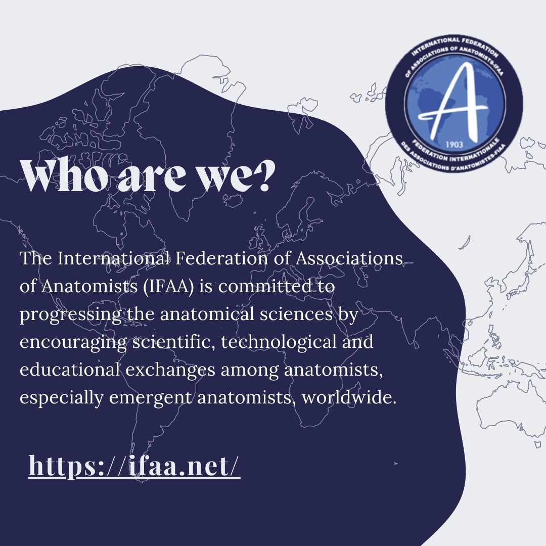 The IFAA is committed to developing guidelines to support equality and diversity in all fields of anatomical sciences #IFAA #Anatomists