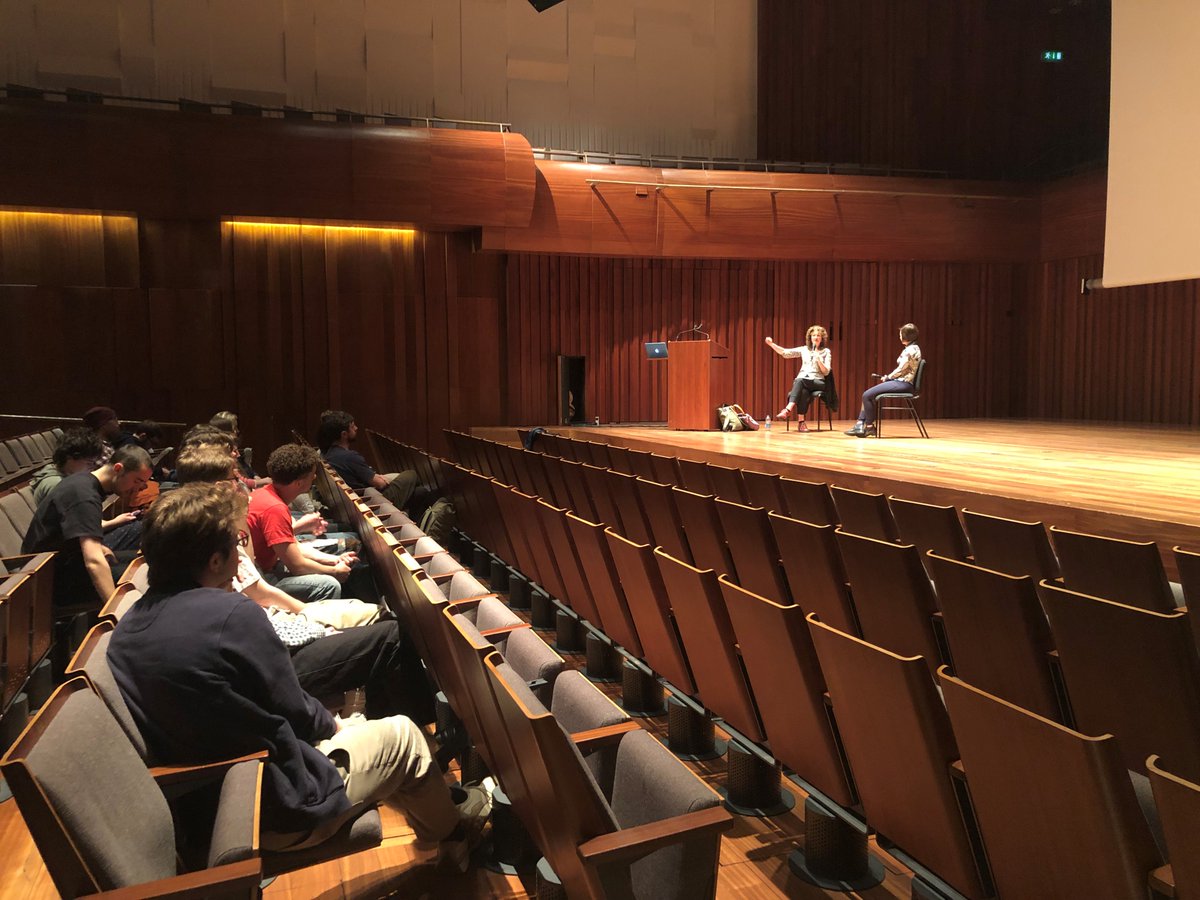 What a privilege to have composer and alumna <a href="/JocelynPook/">Jocelyn Pook</a> come back and talk to our Electronic &amp; Produced Music students🤩

Jocelyn shared her expertise and music with our students on the big screen in our Milton Court Concert Hall.