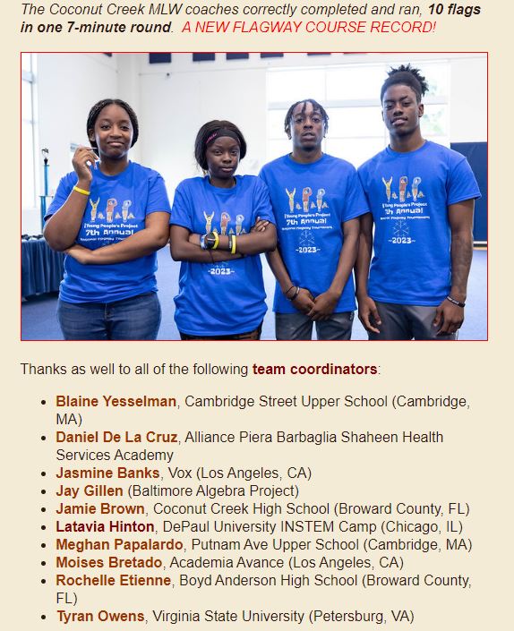 Congratulations to our Cougar Scholar Math Literacy Workers (MLW)! This is truly The Cougar Standard of Excellence! It's an honor to work with YPP, Young People's Project! Our sponsor, Ms. Jamie Brown, is amazing for all that she does! <a href="/Softnote9/">Jamie Brown</a>