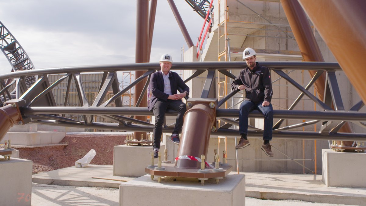 An exciting new episode of the construction documentary about our upcoming roller coaster is available on #VEEJOY! It'll bring you upside down!

👉 bit.ly/Ohm-205