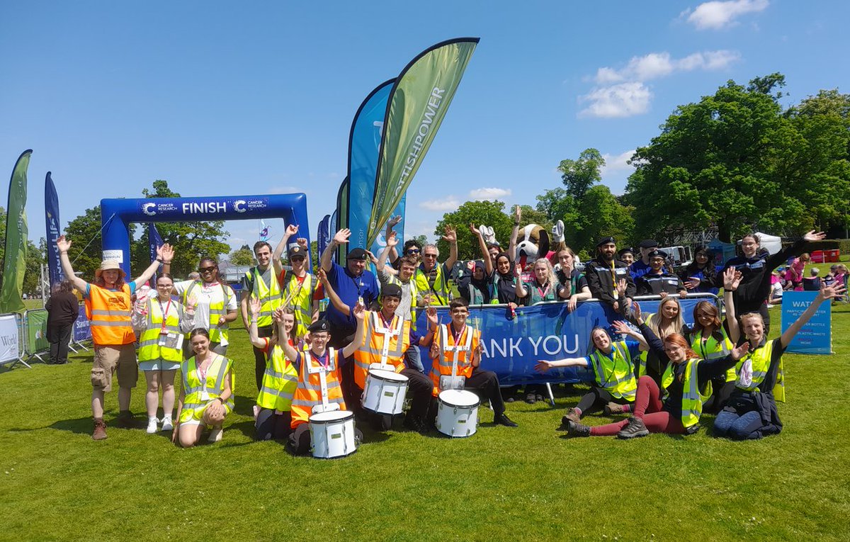 CadetsWMP's tweet image. WELL DONE! Email received for #Volunteers &amp;amp; #1BE &amp;amp; #1DC @cadetsWMP @raceforlife "Our events would not happen without volunteers so thank you so much for giving up your time... 813 participants crossed the finish line with sponsorship so far at £79,000! This is life changing...👏