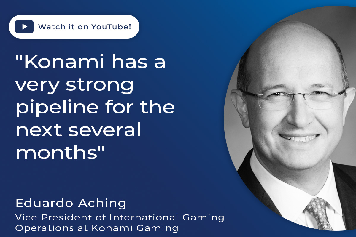 Eduardo Aching:&#160;@KonamiGamingInc has a very strong pipeline for the next several months”

Eduardo Aching, vice president of International Gaming Operations at Konami Gaming, prepares us for surprises.

