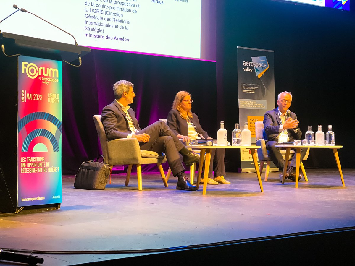 AerospaceValley's tweet photo. [ #ForumAV ] Toujours en direct de #Biarritz pour la 2eme journée de ce beau rdv qu'est le Forum by Aerospace Valley.

Retraçons en images la matinée autour de la thématique des transitions géopolitiques que nos participants ont pu vivre

Encore une belle journée en perspective ! https://t.co/zPFJY6v6jx