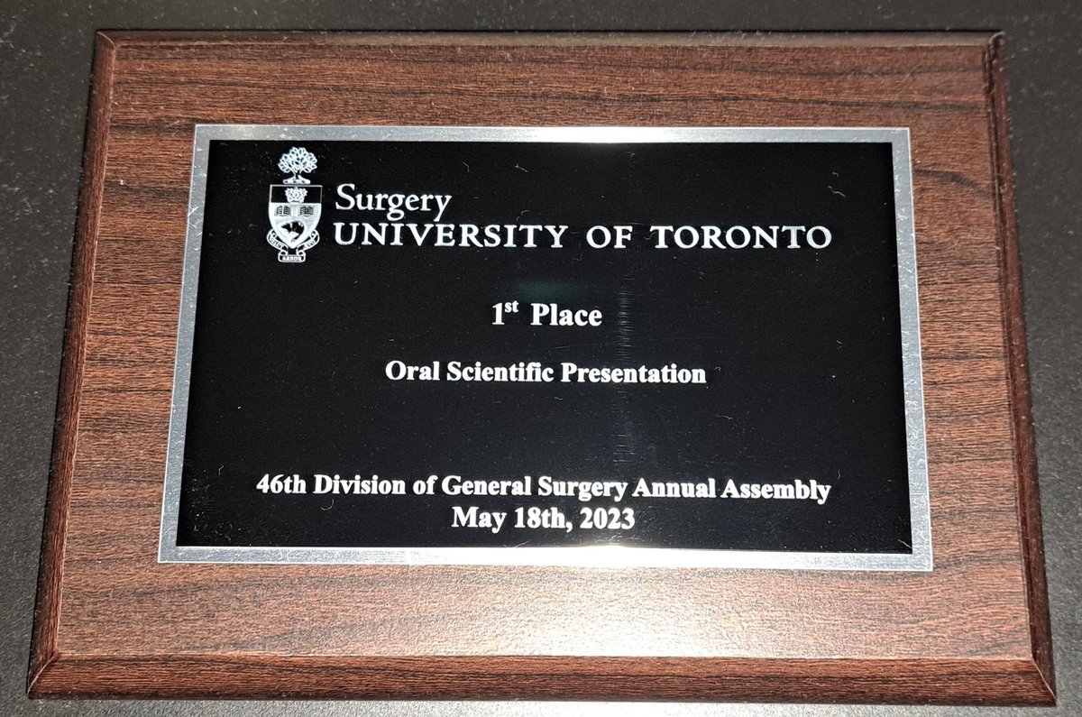 Fabian Doktor (@fabiandoktor) on Twitter photo Great honor to be awarded by <a href="/UofTSurgery/">U of T Department of Surgery</a> with the prize for the best oral presentation at the 46th General Surgery Annual Assembly. This work will help us to understand how we can improve the outcome of #CDH with AFSC-EVs in the future! <a href="/Zani_Lab/">Zani Lab</a> <a href="/SKDevStemCell/">SickKids Developmental & Stem Cell Biology Program</a> <a href="/SickKidsNews/">The Hospital for Sick Children (SickKids)</a> Great honor to be awarded by <a href="/UofTSurgery/">U of T Department of Surgery</a> with the prize for the best oral presentation at the 46th General Surgery Annual Assembly. This work will help us to understand how we can improve the outcome of #CDH with AFSC-EVs in the future! <a href="/Zani_Lab/">Zani Lab</a> <a href="/SKDevStemCell/">SickKids Developmental & Stem Cell Biology Program</a> <a href="/SickKidsNews/">The Hospital for Sick Children (SickKids)</a>