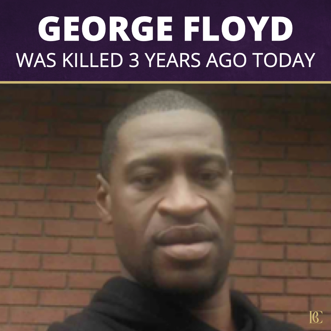 On this day 3 yrs ago, George Floyd was murdered by a police officer who kneeled on his neck for 9 minutes. Although his family will never have him back, his death sparked a national conversation on police brutality. George Floyd will forever be remembered! Rest In Power 🙏🏾