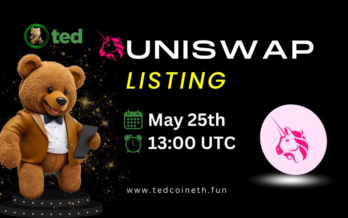 Drainamatsbu's tweet photo. Searching for the next Pepe ?

Meet Ted 🧸   

Build on Ethereum  🔹

Audit ✅

Contract Renounced 🧸

CEX Listing at launch confirmed ✅
( INDOEX top 50 )

✅ Join Our Community

🧸 Telegram: https://t.co/O5CKiFJ7Mo
🕊 Twitter :  https://t.co/tLwI9nilFj
🤖 Discord : https://t.co/NWZsuGlNuf
🌐 Website : https://t.co/8SlkAowGGs