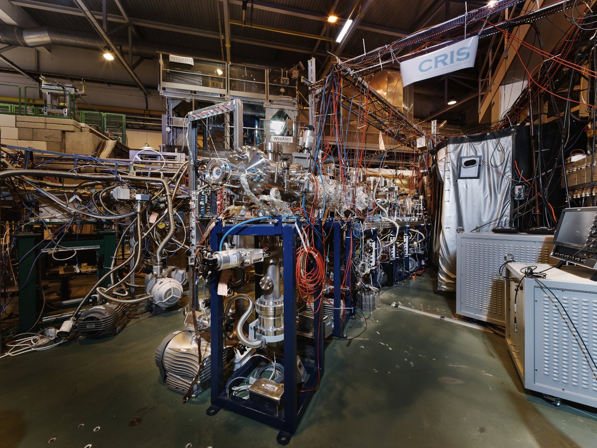 CERN (@CERN) on Twitter photo 2023-05-25 14:06:50 CRIS-crossing at ISOLDE In this #ThrowbackThursday, we go back to 2021 and to the CRIS experiment, part of @ISOLDEatCERN. CRIS stands for Collinear Resonance Ionization Spectroscopy, a technique that allows scientists to study the ground-state properties of exotic nuclei and to… CRIS-crossing at ISOLDE In this #ThrowbackThursday, we go back to 2021 and to the CRIS experiment, part of @ISOLDEatCERN. CRIS stands for Collinear Resonance Ionization Spectroscopy, a technique that allows scientists to study the ground-state properties of exotic nuclei and to…