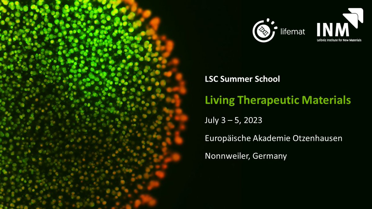 I am honored to give a lecture in Germany to nurture our future leaders! Hope to see many bright young students and researchers! lsclifemat.de/events/