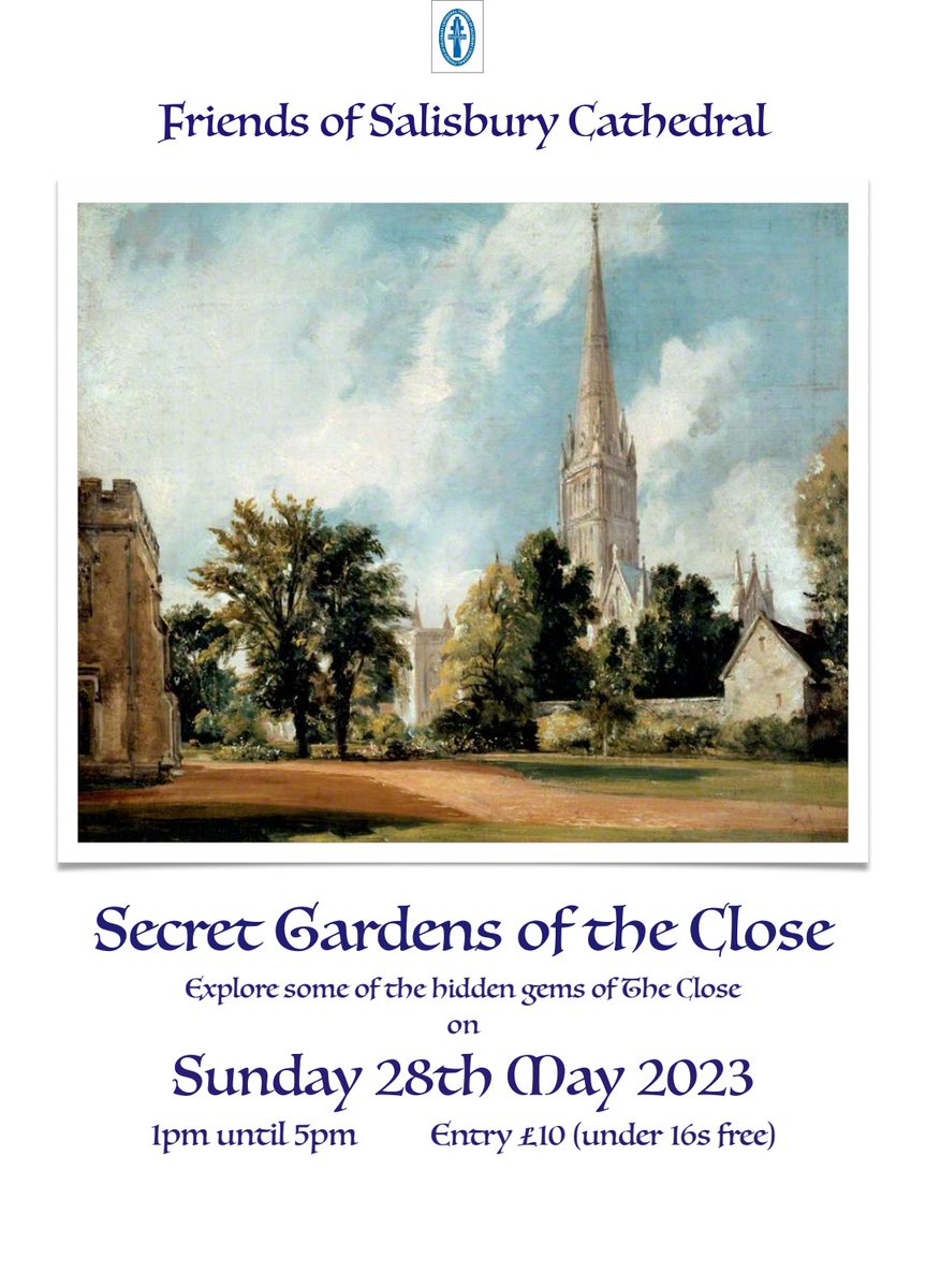 Should be a lovely afternoon! And don't miss the art exhibition <a href="/SarumCollege/">Sarum College</a>