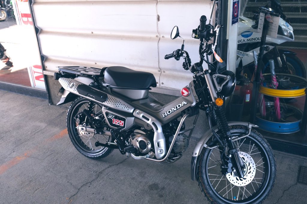 Couch_doog's tweet photo. 遂に、遂に、念願の、

ハンターカブ納車❗️🏍️🎊

今日からカブヌシの一員です！

新車デス😆✌️

#バイク
#バイク乗りと繋がりたい
#バイク好きと繋がりたい https://t.co/BF0iITxmH8